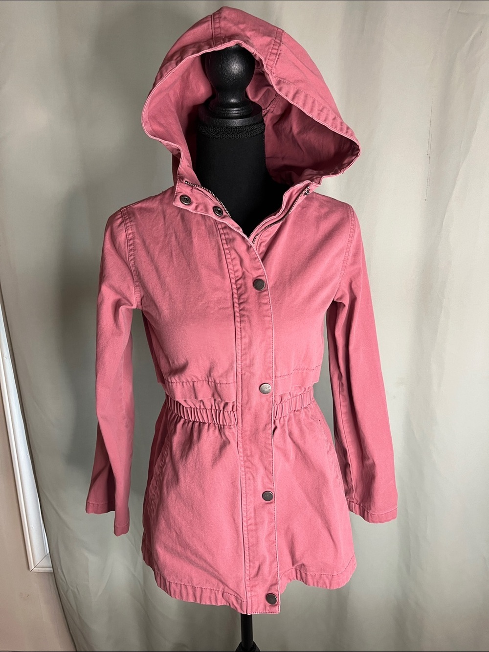 Birch And Stone Canvas Mauve Jacket with elastic waist girls size 12
